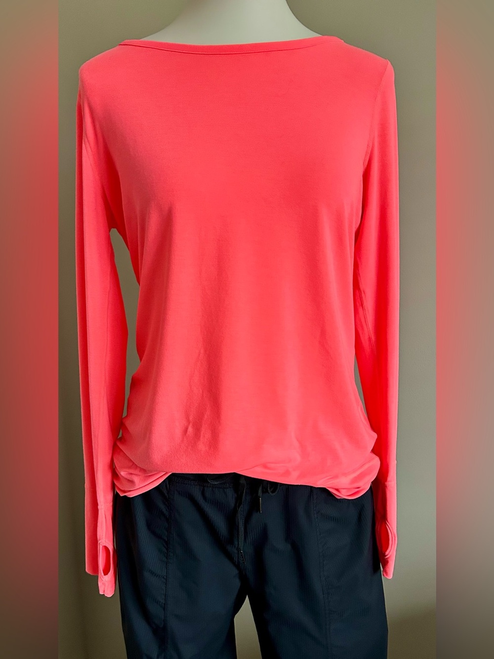 Gap Fit Athletic Top in Bright Coral